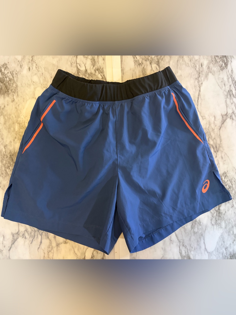 Asics Blue Running Athletic Shorts size S
